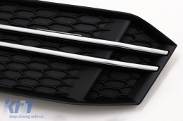 Bumper Lower Grille Covers Side Grilles suitable for Audi A4 B9 Sedan Avant (2016-2018) S-Line-image-6092916