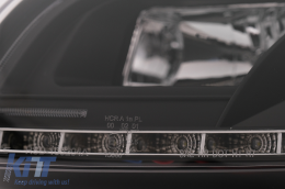 C LED Tube Light Headlights suitable for Audi A4 B7 (11.2004-03.2008) Black-image-6093272