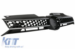 Calandre centrale pour VW Golf 6 VI 2008-2012 Grille GTI Design Noir--image-6066394