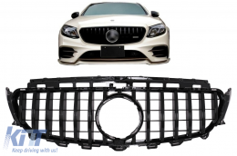 Calandre pour Mercedes Classe E W213 S213 C238 16+ AMG GT-R Panamericana Noir-image-6099970