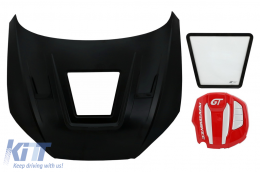 Cappuccio Cofano Coperchio motore per Audi A5 F5 B9 2015-2019 GT Look Vetro protezione-image-6082321