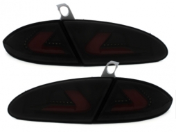 CarDNA Fanali Posteriori LIGHTBAR per Seat Leon 2005-2009 1P fumè nero-image-64660