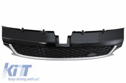 Central Grille and Side Vents Assembly suitable for Land Range Rover Sport L320 Facelift (2009-2013) Autobiography Look All Black Edition-image-6042526