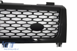 Central Grille and Side Vents Assembly suitable for Land Range Rover Vogue III L322 (2002-2005) All Black Autobiography Supercharged Edition-image-6006080