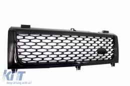 Central Grille and Side Vents Assembly suitable for Land Range Rover Vogue III L322 (2002-2005) All Black Autobiography Supercharged Edition-image-6006081