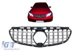 Central Grille suitable for Mercedes E-Class W212 S212 Facelift (2013-2016) GT-R Panamericana Design-image-6070207