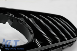 Central Grille suitable for Mercedes S-class Coupe C217 Facelift (2018-up) Cabrio A217 Facelift (2018-up) GT-R Panamericana Design Chrome-image-6064352