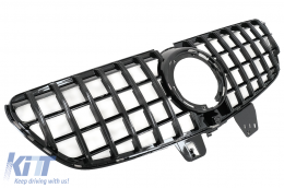 Central Grille suitable for Mercedes V-Class W447 Facelift (2020-Up) GT R Panamericana Design Black-image-6089850