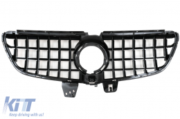 Central Grille suitable for Mercedes V-Class W447 Facelift (2020-Up) GT R Panamericana Design Black-image-6090286