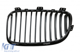 Central Kidney Grilles suitable for BMW 1 Series E81 E82 E87 E88 LCI (2007-2011) Piano Black-image-6073362