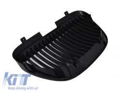 Centrale Griglia anteriore Nero lucido per Seat Toledo Leon Altea 04-09 Cupra Look-image-6010756