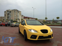 Centrale Griglia anteriore Nero lucido per Seat Toledo Leon Altea 04-09 Cupra Look-image-6010772