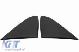 Classic Quarter Side Window Louvers suitable for Ford Mustang Mk6 VI Sixth Generation (2015-2019) Matte Black PFT Design-image-6047023