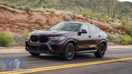 Completare Body Kit per BMW X6 G06 10.2019+ X6M Look Passaruota Marmitta Punte-image-6087993