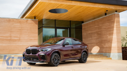 Completare Body Kit per BMW X6 G06 10.2019+ X6M Look Passaruota Marmitta Punte-image-6088000