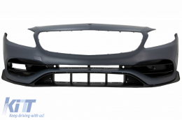 Completare Body Kit & Scarico Punte per Mercedes A W176 2012-2018 Facelift A45 Look-image-6081733