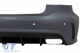 Completare Body Kit & Scarico Punte per Mercedes A W176 2012-2018 Facelift A45 Look-image-6081742