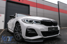 Complete Body Kit Extensions suitable for BMW 3 Series G20 Sedan G21 Touring (2018-up) M340i Competition Design Black Tips-image-6092819