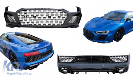 Complete Body Kit suitable for Audi R8 Coupe Cabrio (4S 2nd Generation) (2015-2021)-image-6110029