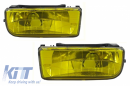 Complete Body Kit suitable for BMW 3 Series E36 1992-1998 M3 Design with Fog Lights Side Skirts-image-6031423