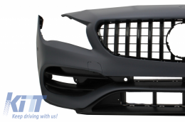 Complete Body Kit suitable for Mercedes CLA C117 W117 (2013-2018) Facelift CLA45 Design Front Grille-image-6050247