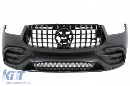 Complete Body Kit suitable for Mercedes GLE SUV Coupe C167 Sport Line (2019-Up) GLE 63S Design Black-image-6110193