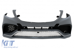 Complete Body Kit suitable for Mercedes GLE W166 SUV (2015-2018) Black Chrome-image-6098155