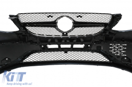 Complete Body Kit suitable for Mercedes GLE W166 SUV (2015-2018) Black Chrome-image-6098158