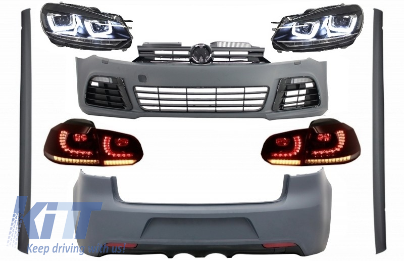 Complete Body Kit Suitable For Vw Golf Vi Mk R Design