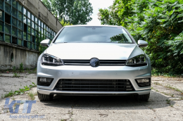 Complete Body Kit with G7.5 Look LED Headlights Bi-Xenon Look Sequential Dynamic Turning Lights suitable for VW Golf 7 VII (11/2012-07/2017) R Design-image-6083425