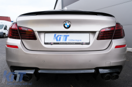 Complete Body Kit with Spoiler Lip and Mirror Covers Rear Carbon suitable for BMW 5 Series F10 Non LCI (2011-2014) M Design-image-6079223