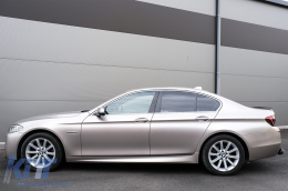 Complete Body Kit with Spoiler Lip and Mirror Covers Rear Carbon suitable for BMW 5 Series F10 Non LCI (2011-2014) M Design-image-6079225