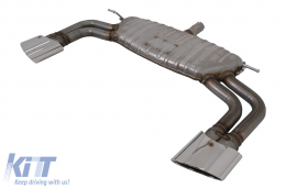 Complete Exhaust System suitable for Audi A3 8V Sedan Cabrio (2012-2019) S3 Design-image-6003964