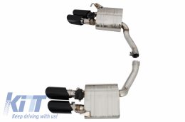 Complete Exhaust System suitable for Porsche Panamera II 971 (2017-Up) Turbocharged 3.0 L V6 Petrol Engine with Valvetronic-image-6045346