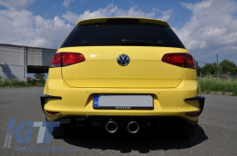 Complete Exhaust System suitable for VW Golf 7 VII Mk7 (2013-2019) Hatchback 3/5 Door R400 R-Design Quad-image-6040743