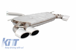 Complete Exhaust System with Rear Bumper Air Diffuser suitable for VW Golf 7 VII MK7 (2013-2017) ABT Design-image-6046730