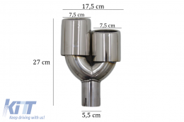 Conversion pour BMW F26 X4 14-03.18 X4M Look Pare-chocs Roue Arches Échappement-image-6093887