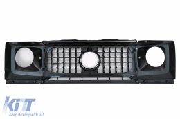 Conversione al 2018 Paraurti anteriore completo per Mercedes G W463 2008-2017 G63 Look-image-6072912