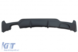 Conversione in M Look Diffusore & Spoiler bagagliaio per BMW 4 F32 13+ Nero opaco-image-6062622