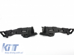 Conversione Kit per Mercedes W205 S205 14-20 C63 Look Diffusore Paraurti Scarico-image-5997888