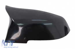 Copertine specchietti per BMW F20 F21 F22 F23 F30 F31 F32 F33 F36 Nero lucido-image-6042161