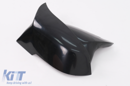 Copertine specchietti per BMW F20 F21 F22 F23 F30 F31 F32 F33 F36 Nero lucido-image-6042162