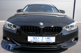 Copertine specchietti per BMW F20 F21 F22 F23 F30 F31 F32 F33 F36 Nero lucido-image-6071186