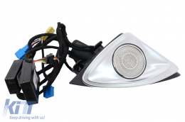 Copertura Altoparlante Griglie Ventilazione AC Porta Tweeter rotanti LED 64 colori per Mercedes Classe E W213 S213 2016-2019-image-6104352