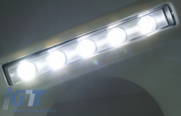 Coperture fari LED DRL per Mercedes W463 89-12 Luci di svolta G65 Design-image-6067796