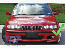 Copri portafari fendinebbia per BMW 3 E46 1998-2005 M3 M-Technik M-Sport Look-image-6018007