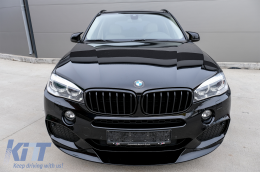 Copri specchietti per BMW X3 F25 X4 F26 X5 F15 X6 F16 13-19 Nero lucido M Look-image-6072589