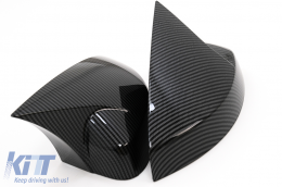 Copri Specchio per Audi A3 8V RS3 Cabrio Limousine Sportback 12-19 Bat Look Carbon-image-6095292