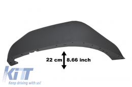 Crusher Tube Flat Steel Fender Flares suitable for JEEP Wrangler Rubicon JK (2007-2017)-image-6024306