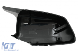 Cubiertas espejos para BMW 5 Series F10 F11 F18 Non LCI 07.10-13 Negro brillante M Look-image-6080822